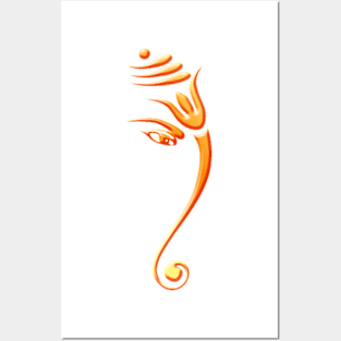 Ganesh Embossed Image Posters and Art